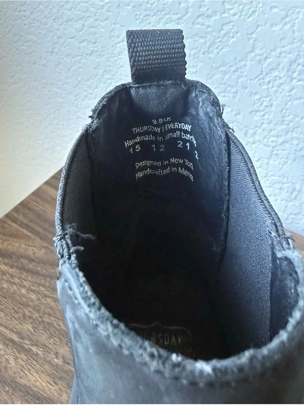 Thursday Boot Company Men’s Black Chukka Lug Boots Size 8.5